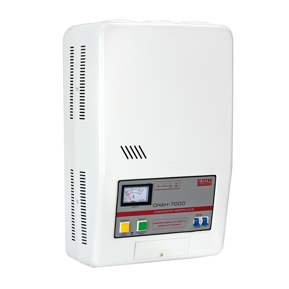 Стабілізатор напруги "Преміум" класу СНАН-7000П, однофазний, навісний